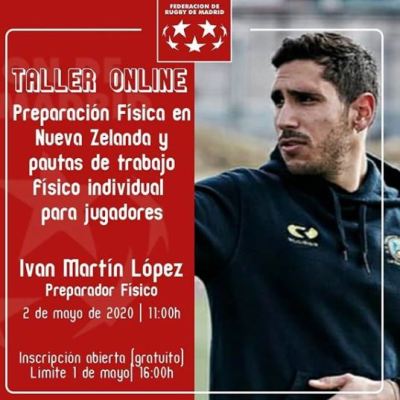 Taller online de formación para la Federación Madrileña de&nbsp;Rugby